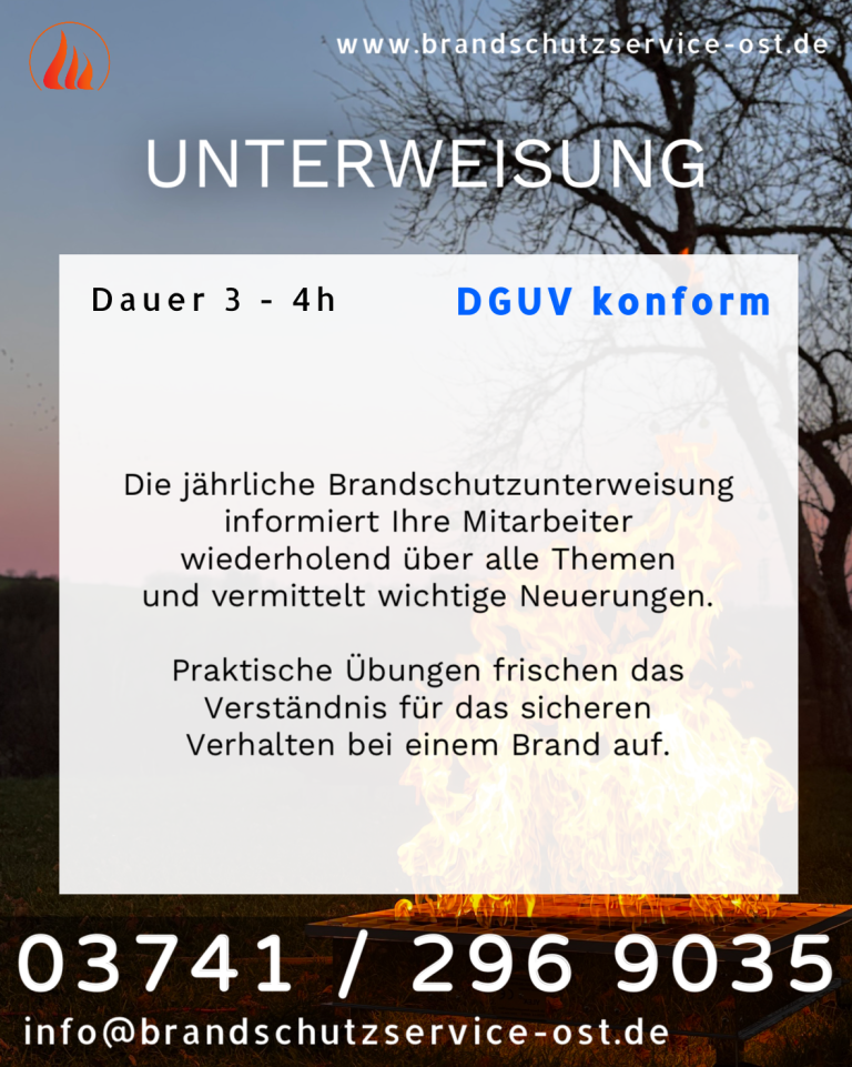 Brandschutz Unterweisung Brandschutzschulungen aus Plauen